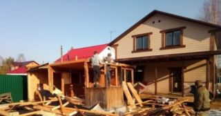 Демонтаж частных домов Сланцы, цена от 1583 руб.